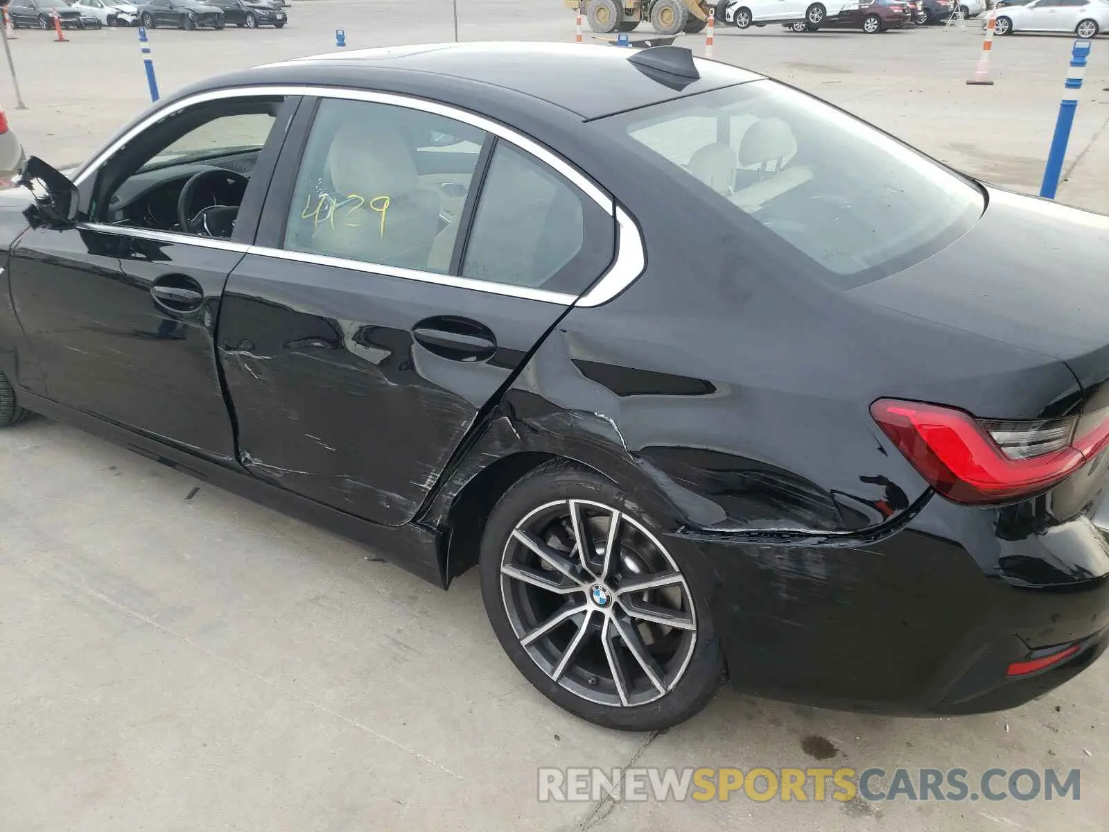 9 fotografías del automóvil dañado 3MW5R1J0XM8B82153 BMW 3 SERIES 2021