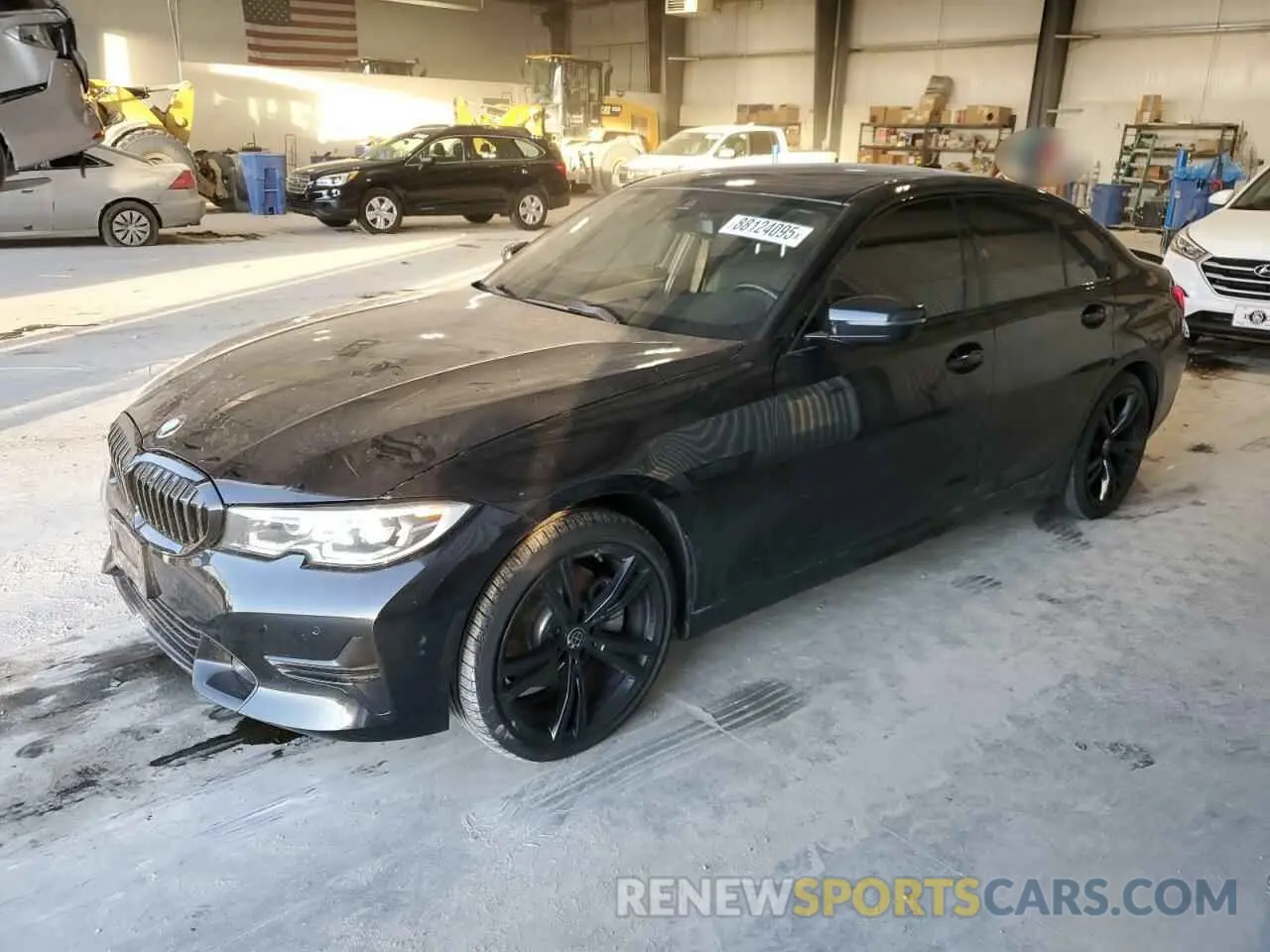 1 fotografías del automóvil dañado 3MW5R7J00M8B78311 BMW 3 SERIES 2021