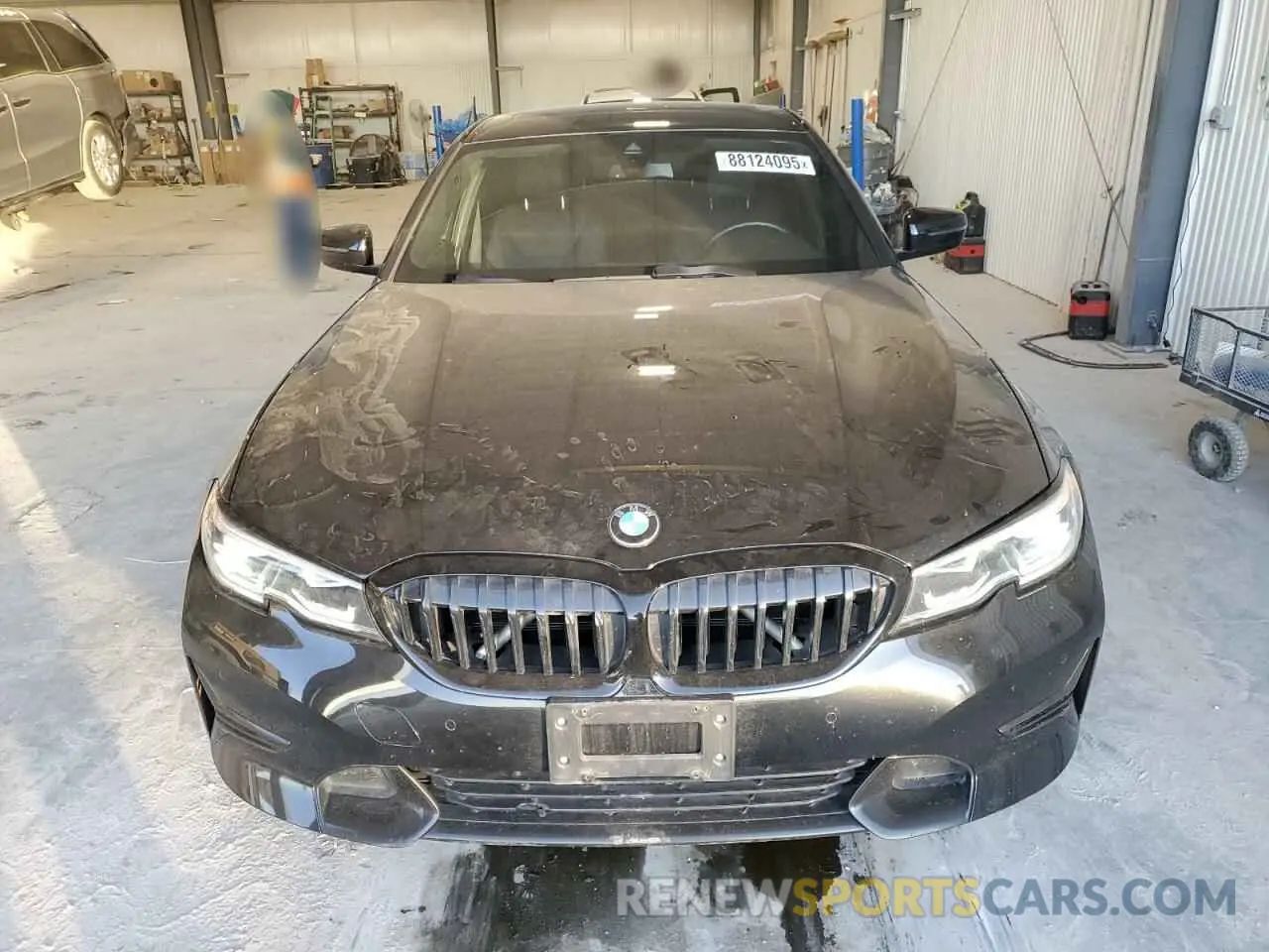 5 fotografías del automóvil dañado 3MW5R7J00M8B78311 BMW 3 SERIES 2021