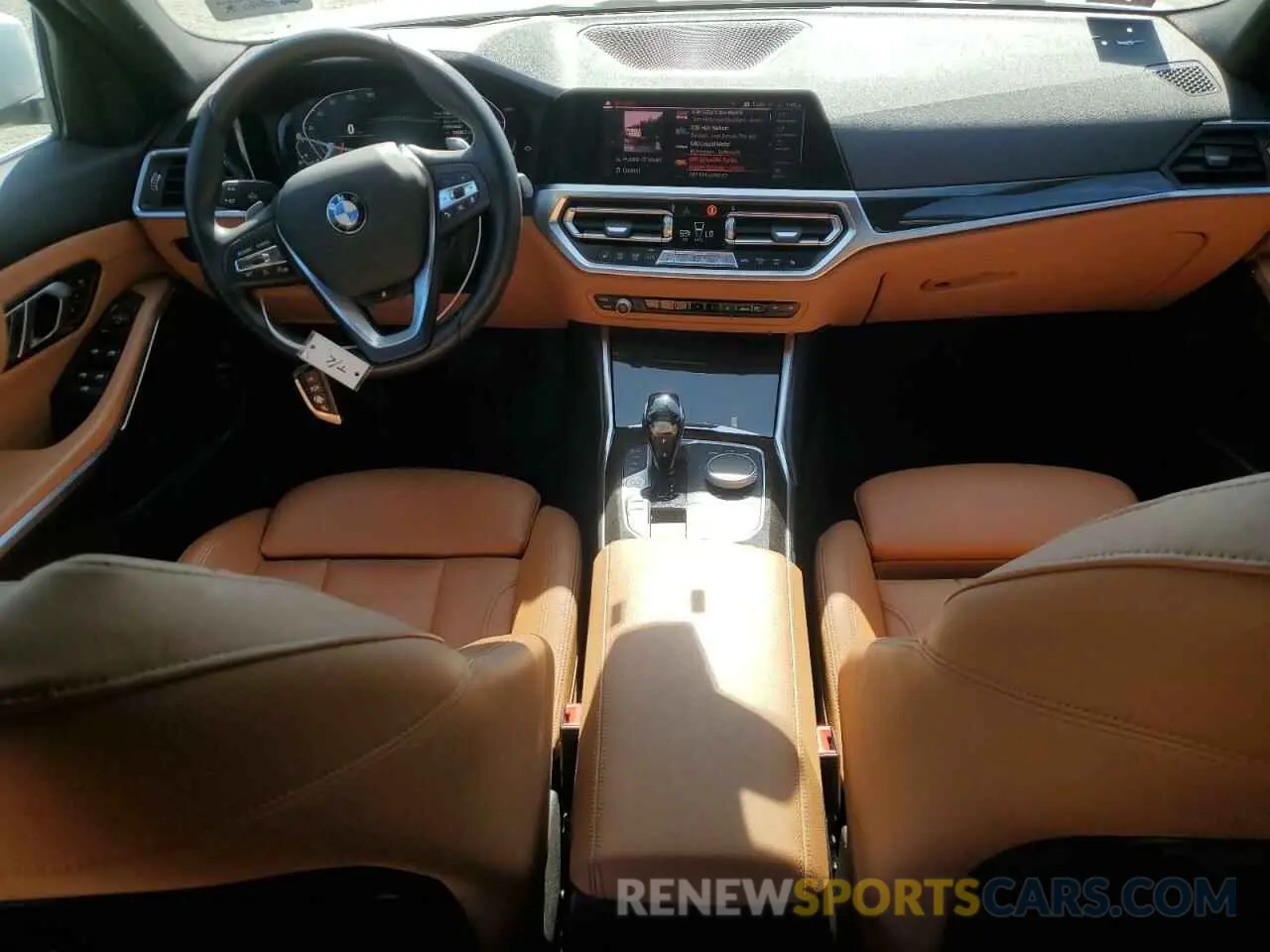 8 fotografías del automóvil dañado 3MW5R7J01M8B91505 BMW 3 SERIES 2021