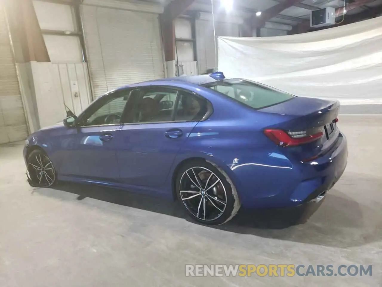 2 fotografías del automóvil dañado 3MW5R7J01M8B94016 BMW 3 SERIES 2021