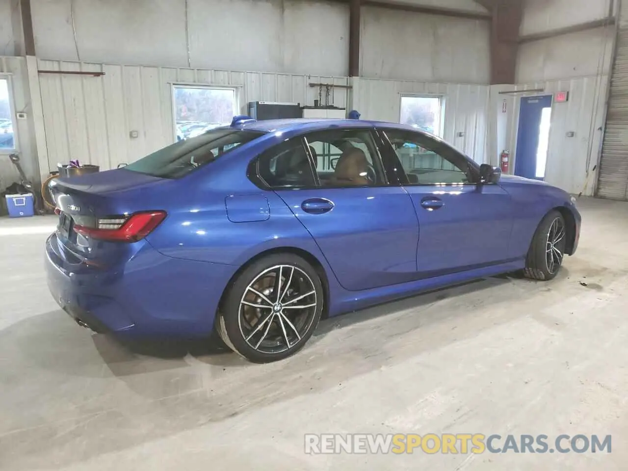 3 fotografías del automóvil dañado 3MW5R7J01M8B94016 BMW 3 SERIES 2021