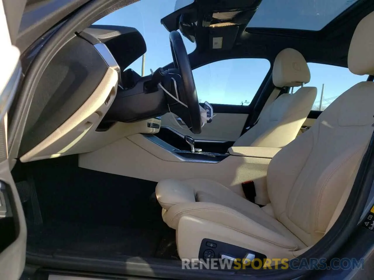 7 fotografías del automóvil dañado 3MW5R7J01M8B96851 BMW 3 SERIES 2021