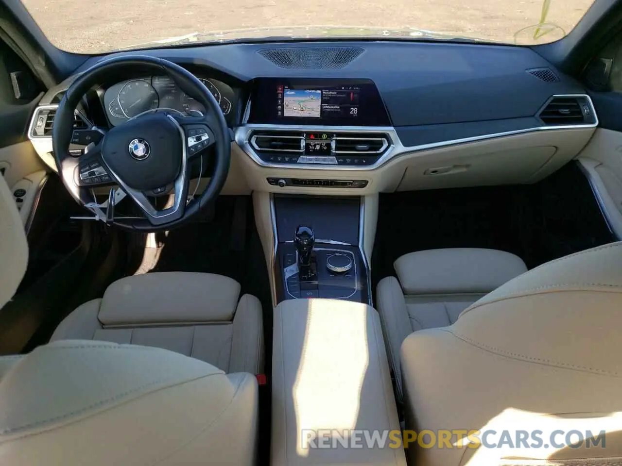 8 fotografías del automóvil dañado 3MW5R7J01M8B96851 BMW 3 SERIES 2021