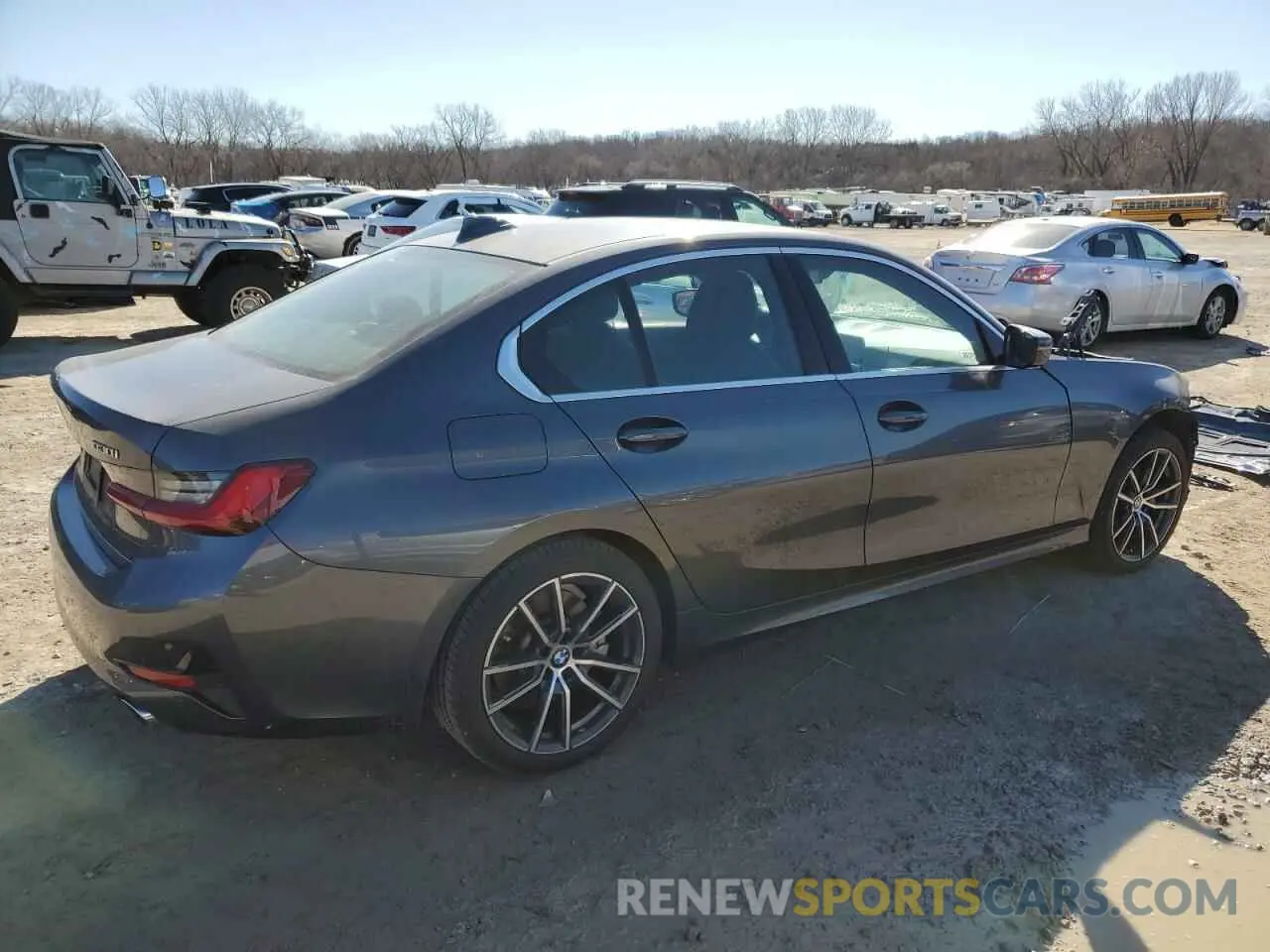3 fotografías del automóvil dañado 3MW5R7J01M8C00445 BMW 3 SERIES 2021
