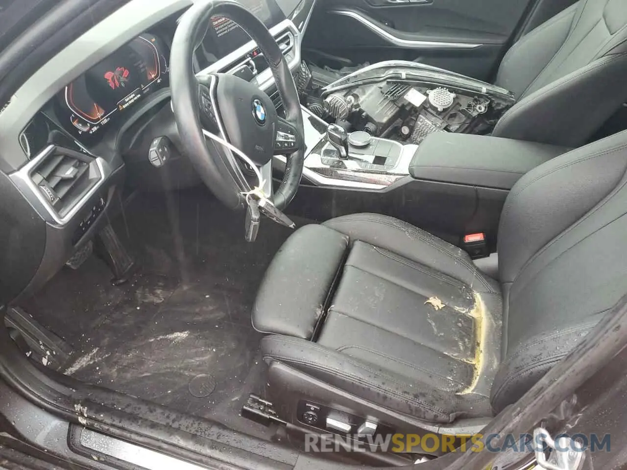 7 fotografías del automóvil dañado 3MW5R7J01M8C00445 BMW 3 SERIES 2021