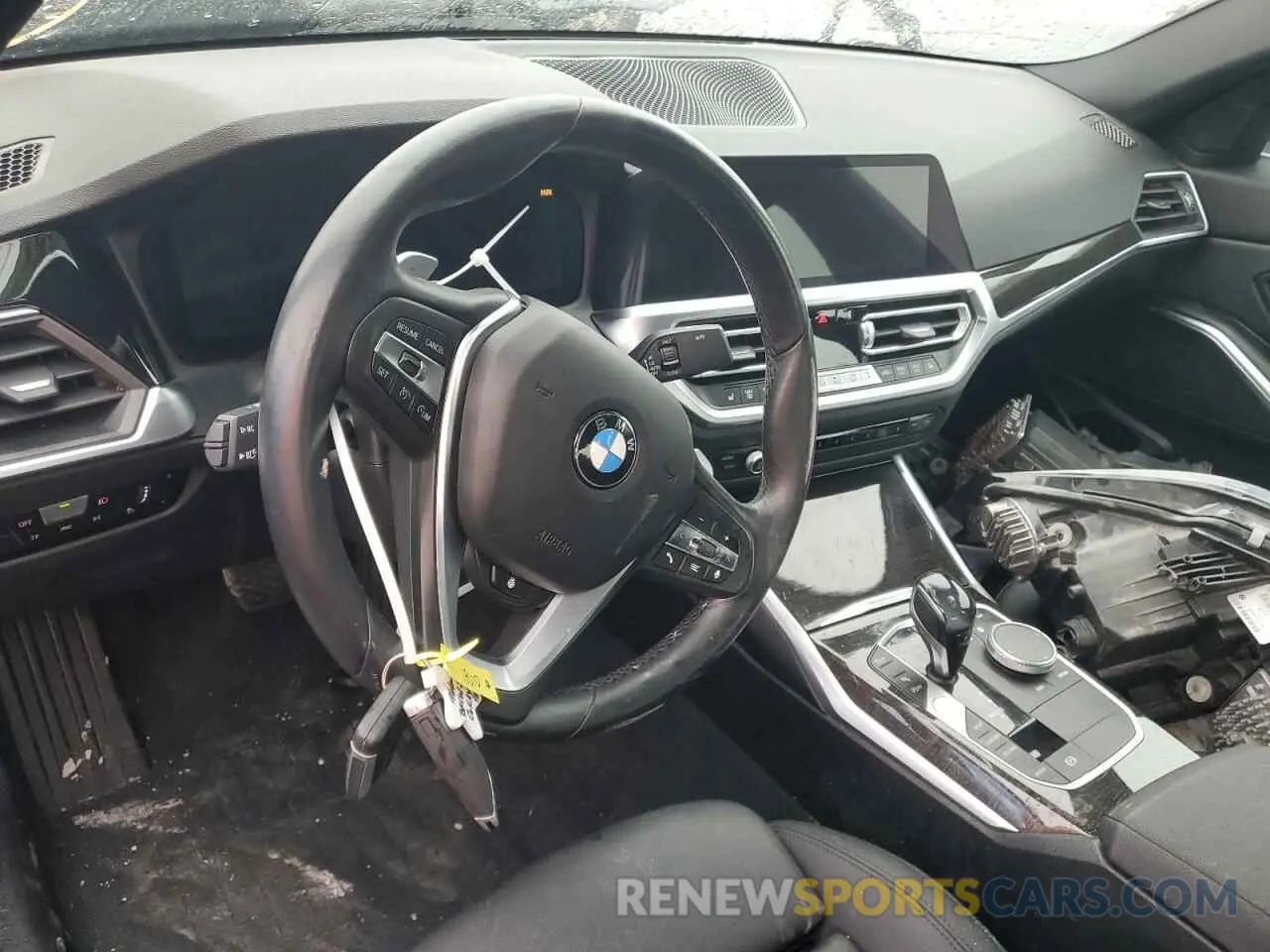 8 fotografías del automóvil dañado 3MW5R7J01M8C00445 BMW 3 SERIES 2021