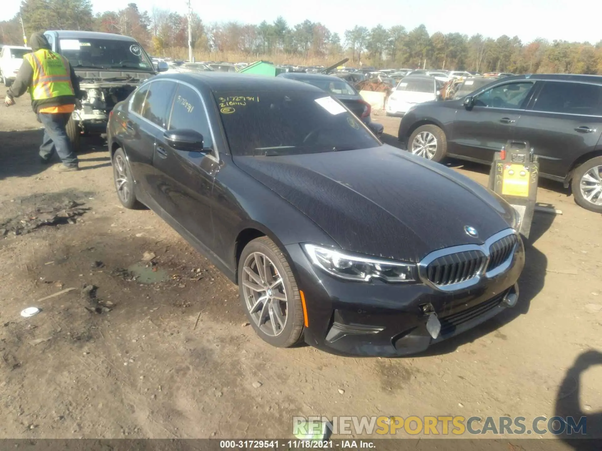 1 fotografías del automóvil dañado 3MW5R7J01M8C02907 BMW 3 SERIES 2021