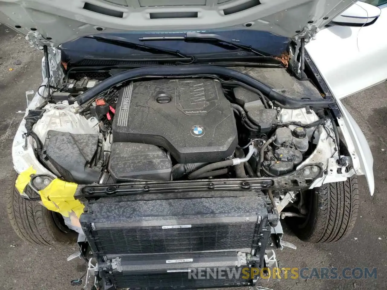 11 fotografías del automóvil dañado 3MW5R7J01M8C09565 BMW 3 SERIES 2021