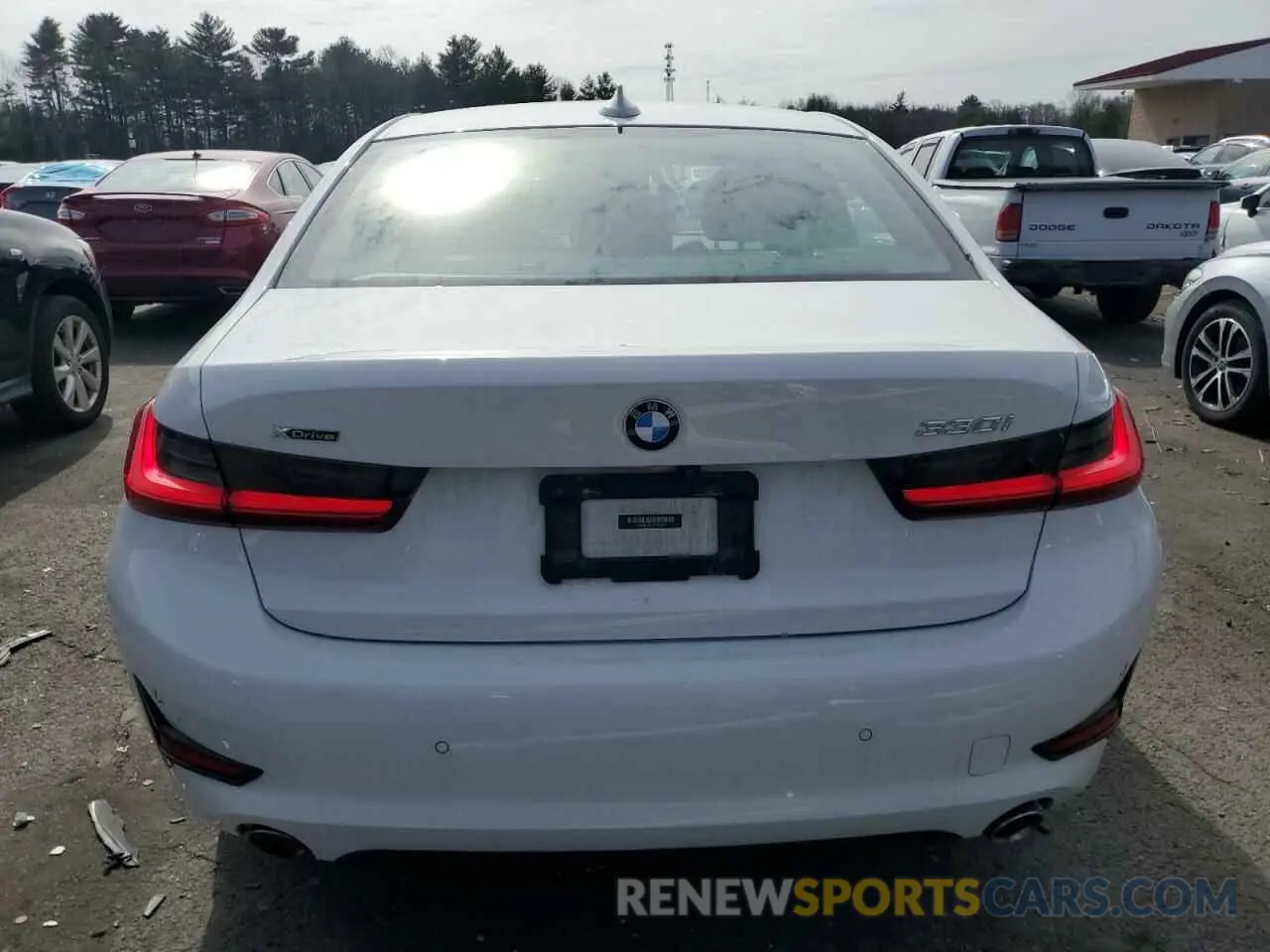 6 fotografías del automóvil dañado 3MW5R7J01M8C09565 BMW 3 SERIES 2021