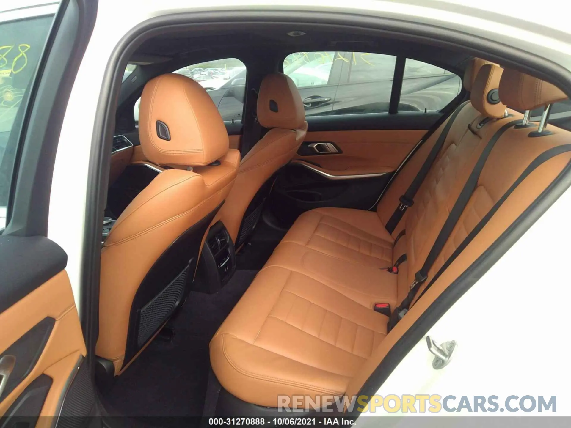 8 fotografías del automóvil dañado 3MW5R7J01M8C18623 BMW 3 SERIES 2021