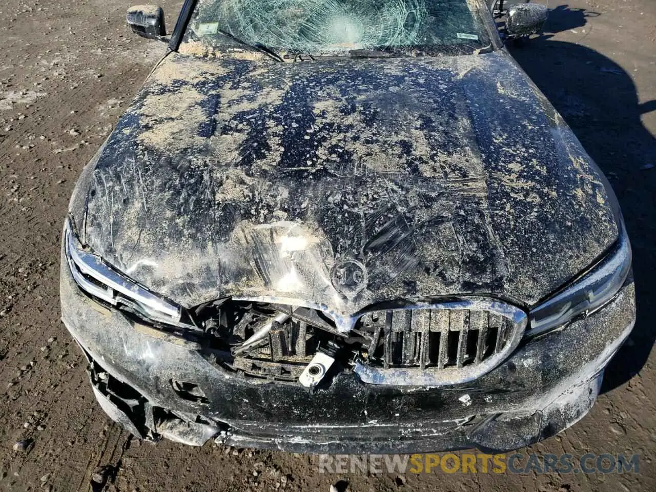 11 fotografías del automóvil dañado 3MW5R7J02M8B69996 BMW 3 SERIES 2021