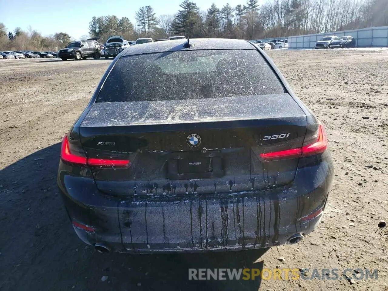 6 fotografías del automóvil dañado 3MW5R7J02M8B69996 BMW 3 SERIES 2021