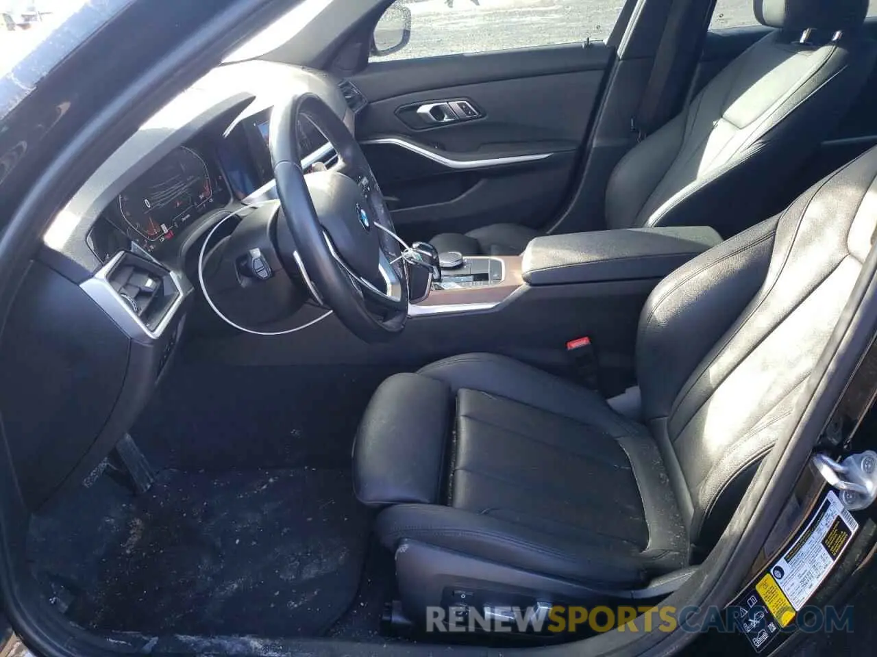 7 fotografías del automóvil dañado 3MW5R7J02M8B69996 BMW 3 SERIES 2021