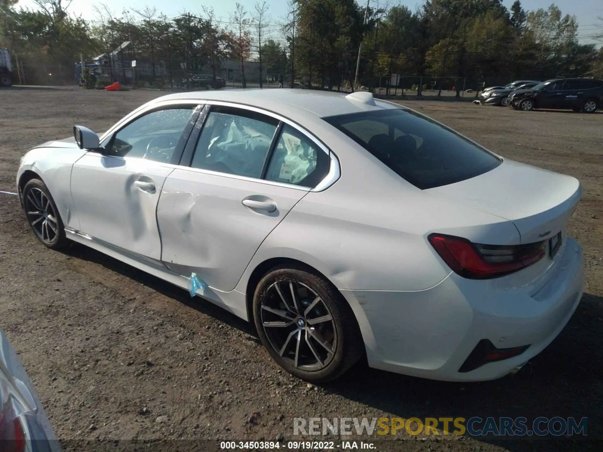 3 fotografías del automóvil dañado 3MW5R7J03M8B48333 BMW 3 SERIES 2021