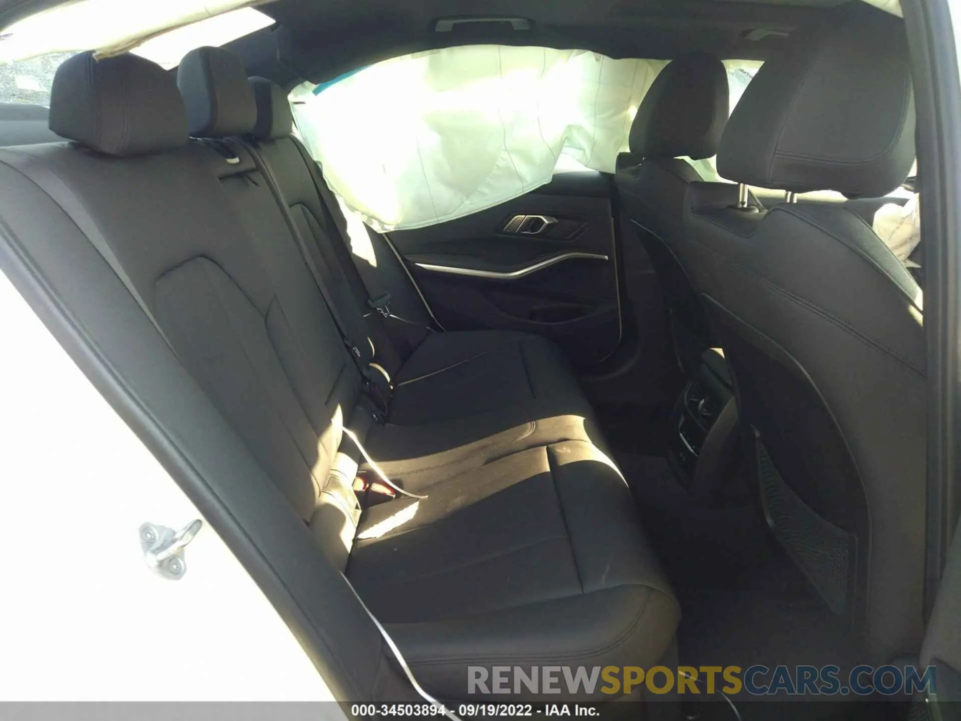 8 fotografías del automóvil dañado 3MW5R7J03M8B48333 BMW 3 SERIES 2021