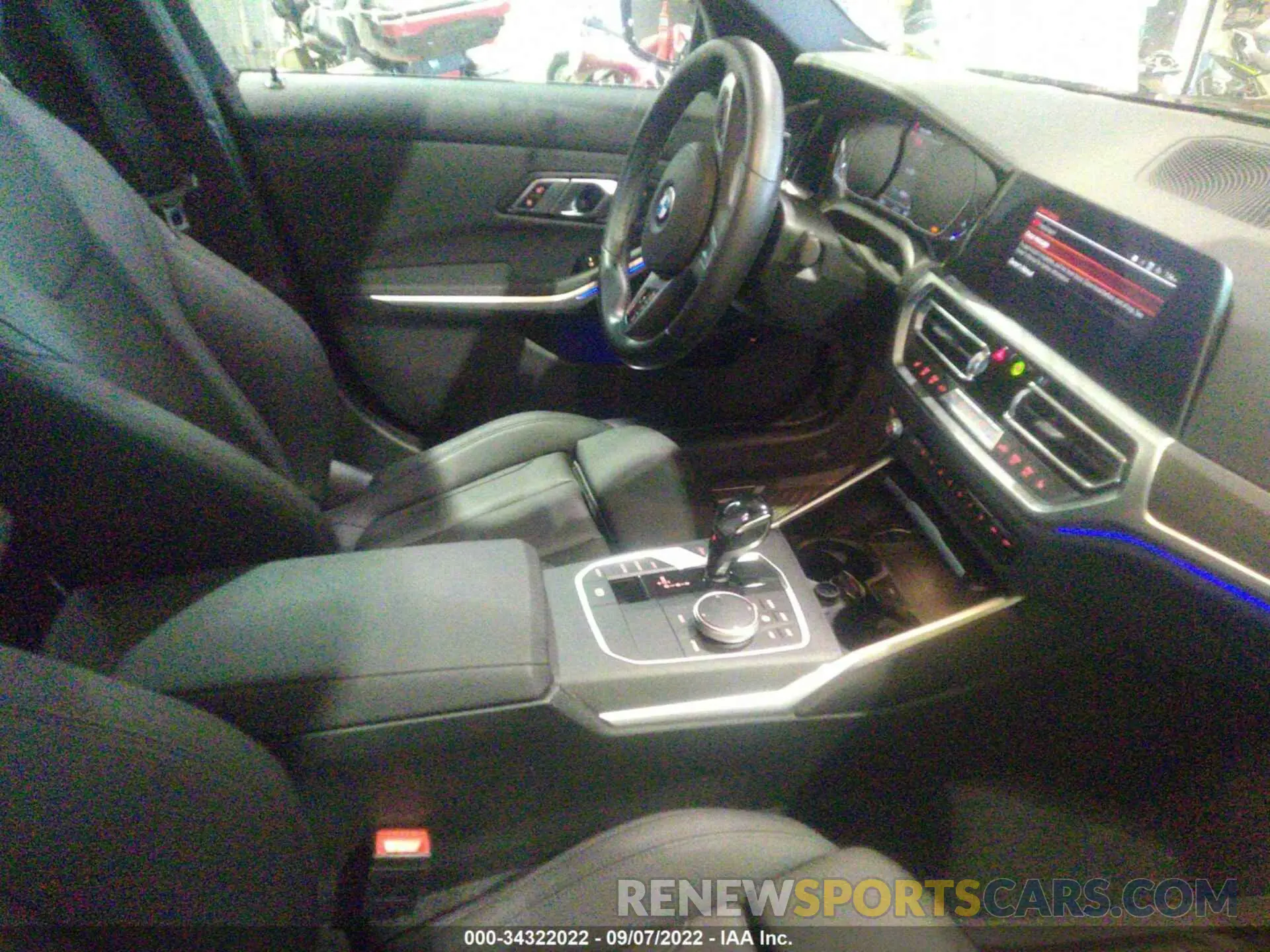 5 fotografías del automóvil dañado 3MW5R7J03M8B53239 BMW 3 SERIES 2021