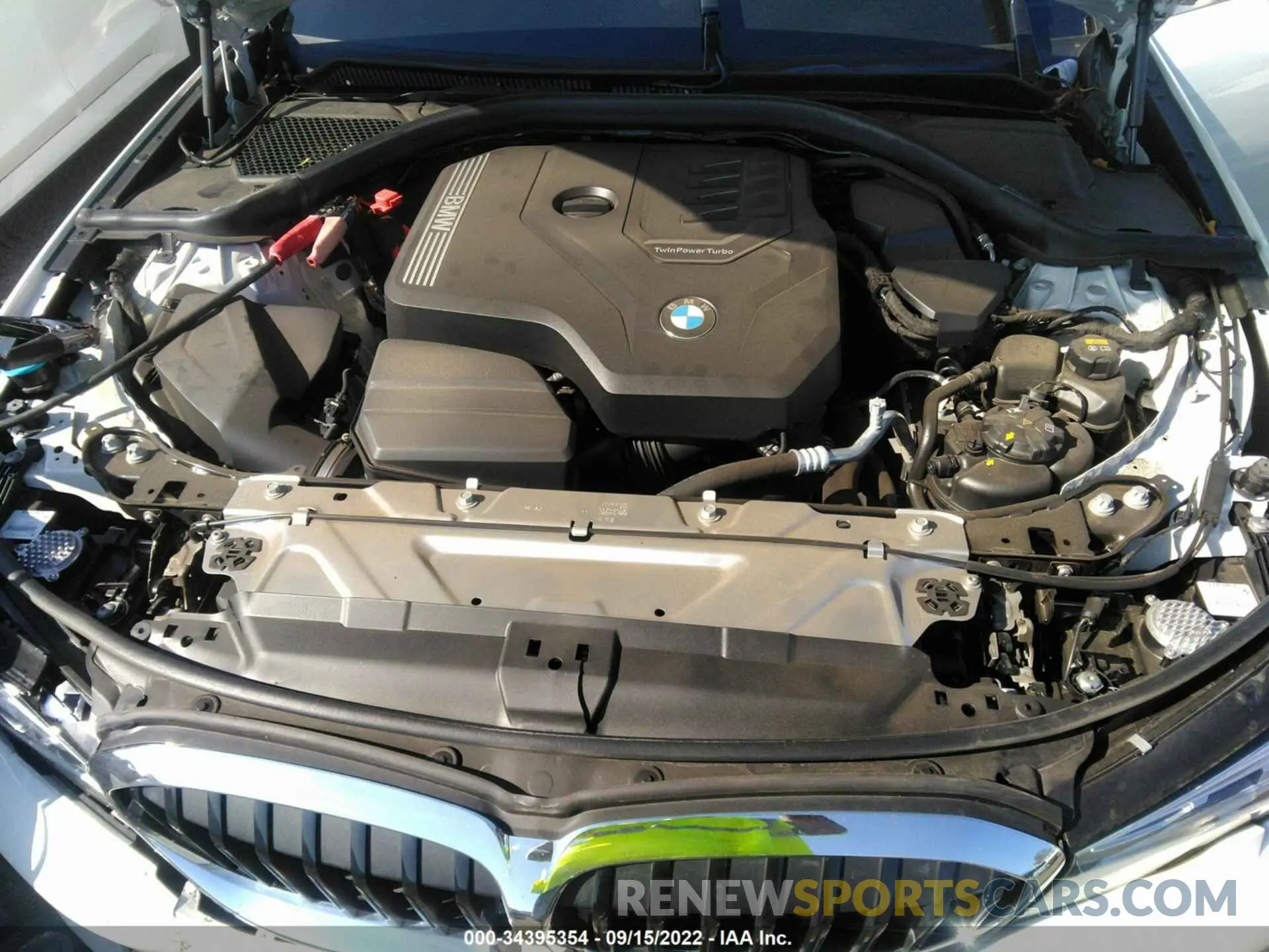 10 fotografías del automóvil dañado 3MW5R7J03M8B89786 BMW 3 SERIES 2021