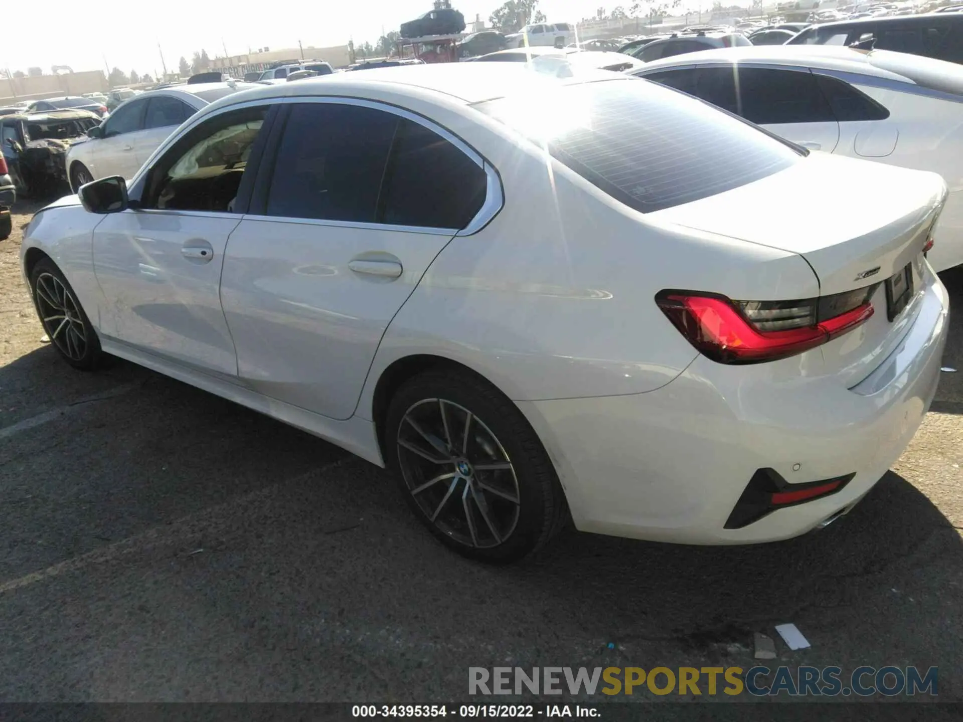 3 fotografías del automóvil dañado 3MW5R7J03M8B89786 BMW 3 SERIES 2021