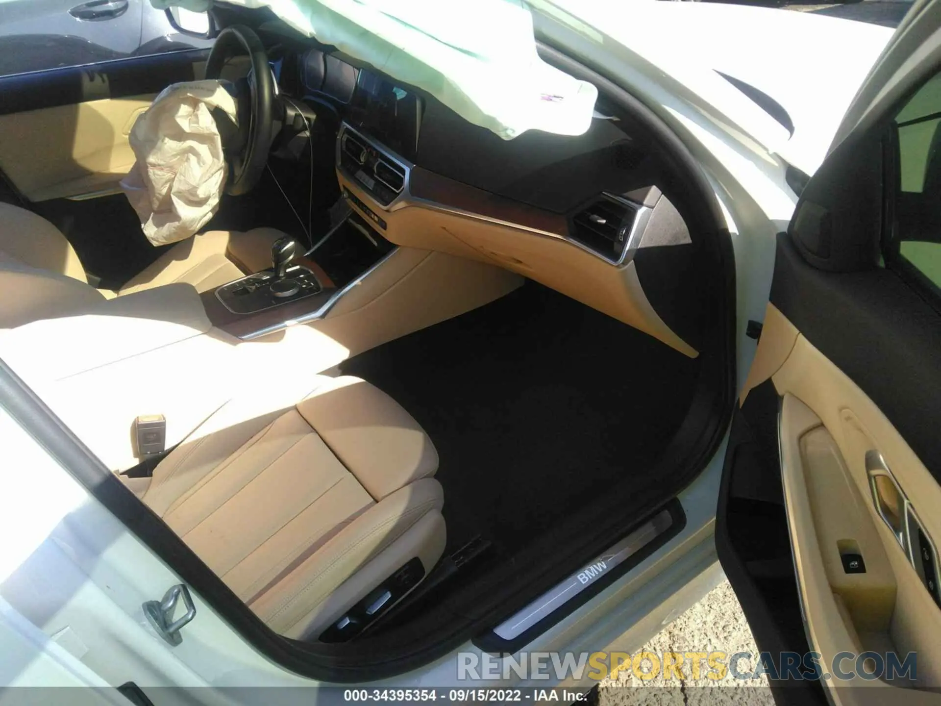 5 fotografías del automóvil dañado 3MW5R7J03M8B89786 BMW 3 SERIES 2021
