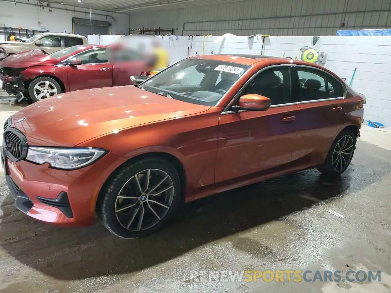 1 fotografías del automóvil dañado 3MW5R7J03M8C04352 BMW 3 SERIES 2021