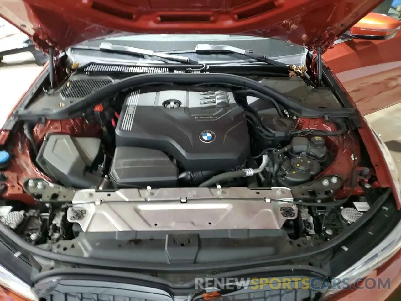 11 fotografías del automóvil dañado 3MW5R7J03M8C04352 BMW 3 SERIES 2021