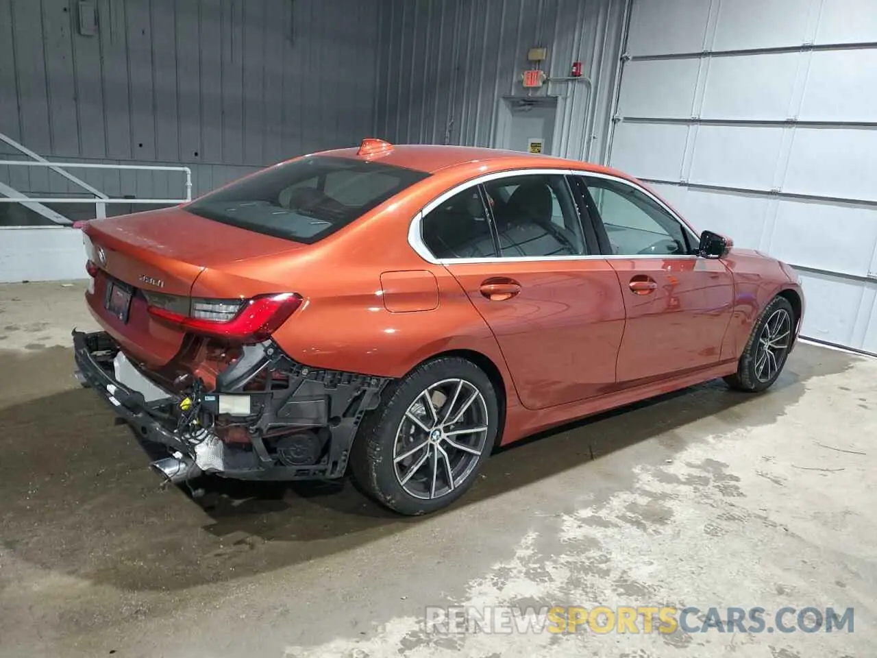 3 fotografías del automóvil dañado 3MW5R7J03M8C04352 BMW 3 SERIES 2021
