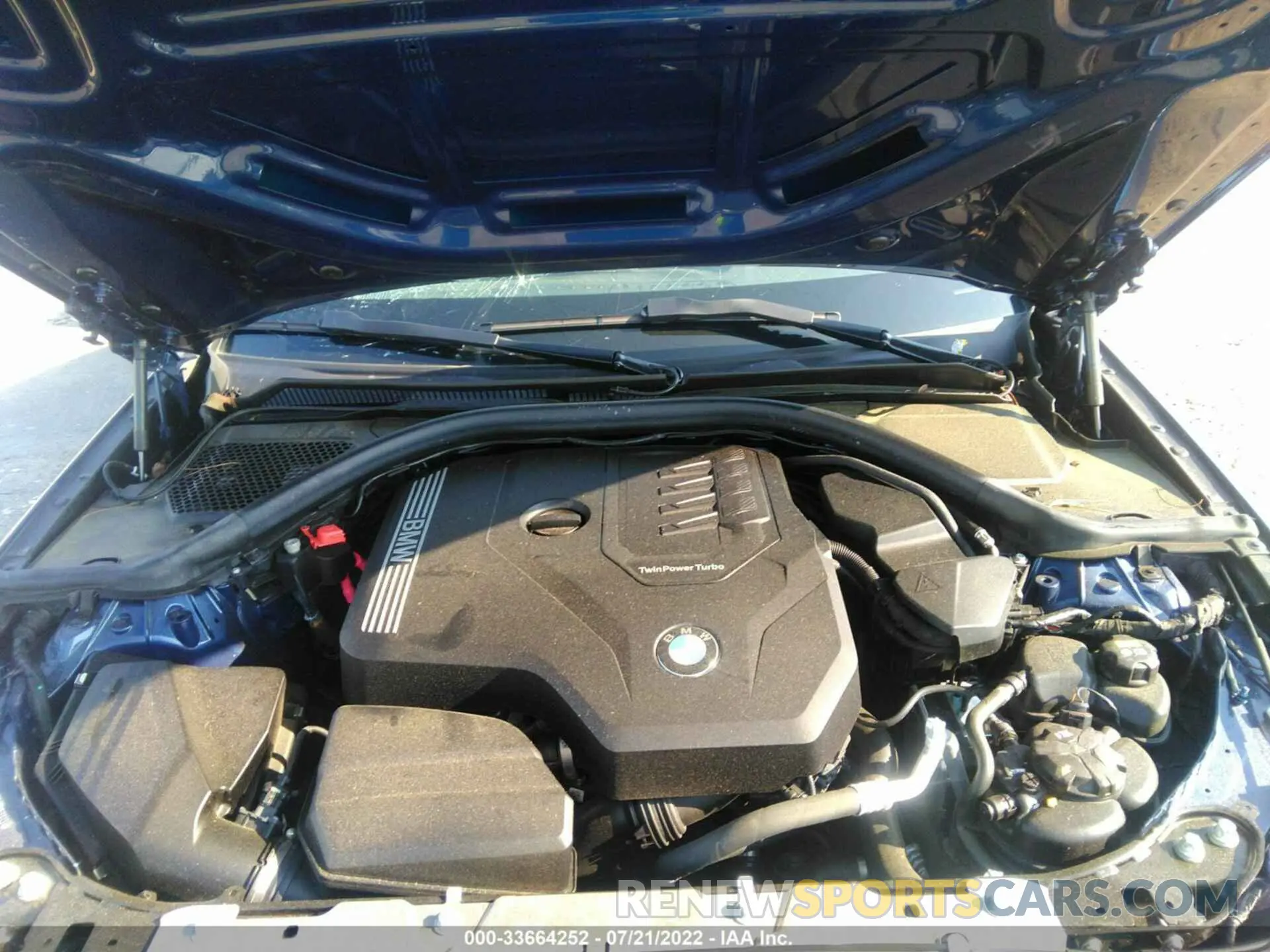 10 fotografías del automóvil dañado 3MW5R7J04M8B67313 BMW 3 SERIES 2021