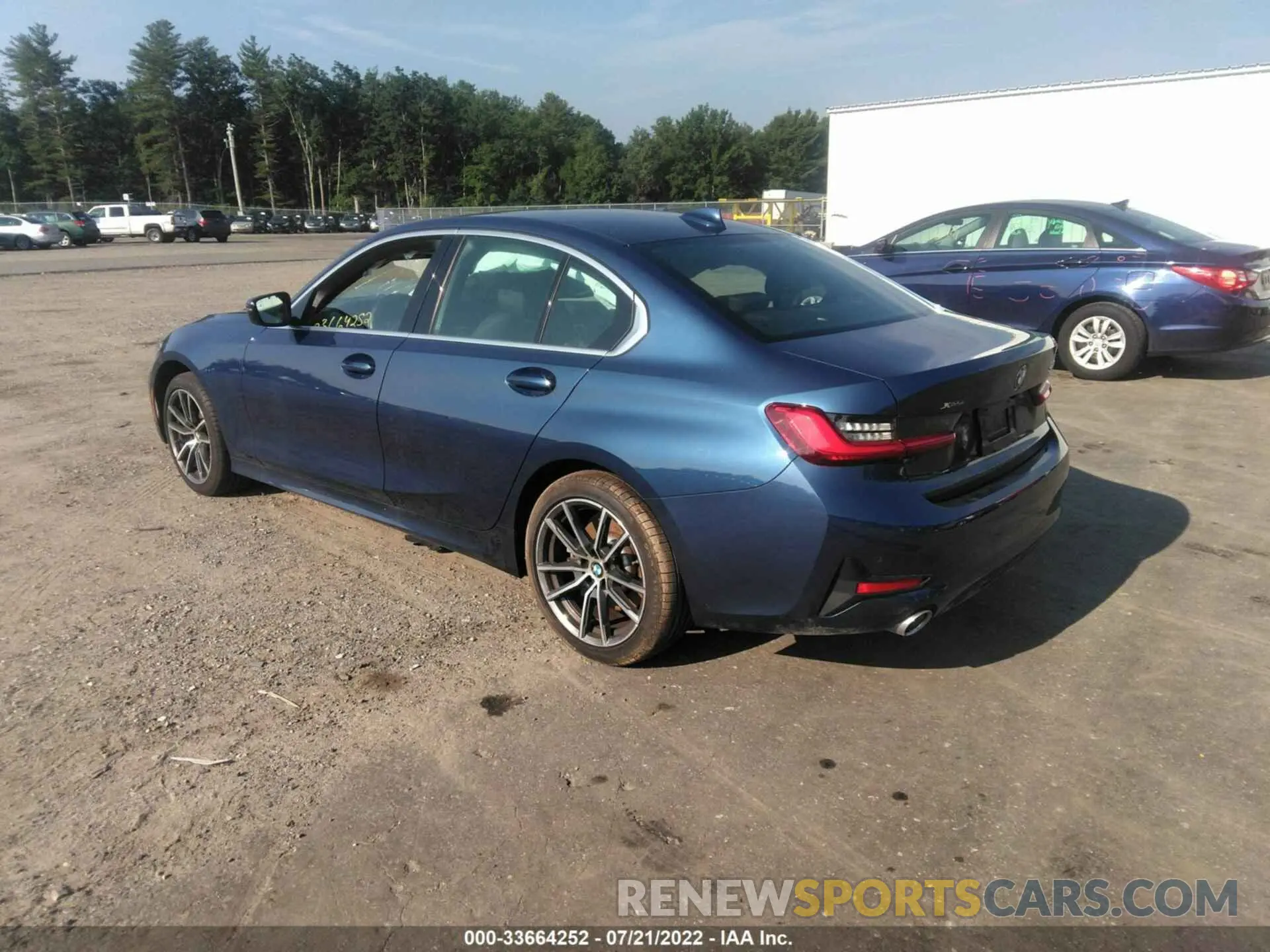 3 fotografías del automóvil dañado 3MW5R7J04M8B67313 BMW 3 SERIES 2021