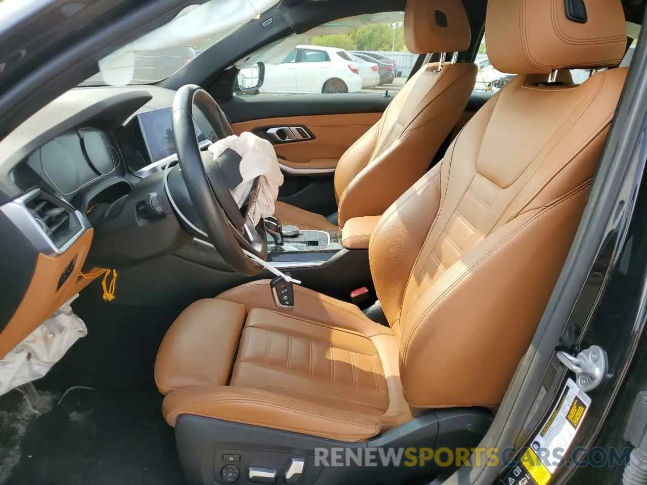 7 fotografías del automóvil dañado 3MW5R7J04M8B73239 BMW 3 SERIES 2021