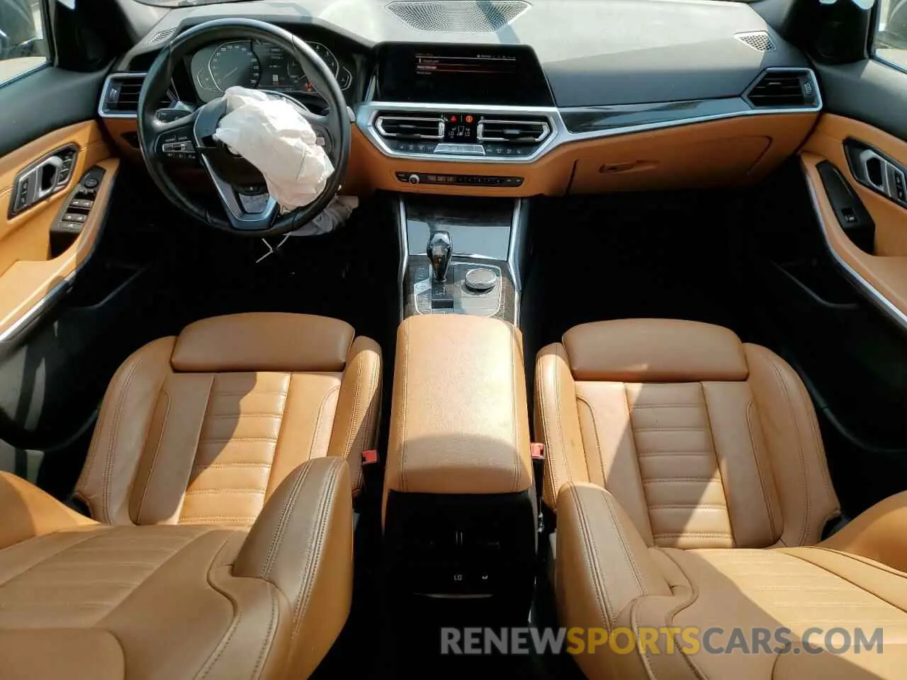8 fotografías del automóvil dañado 3MW5R7J04M8B73239 BMW 3 SERIES 2021