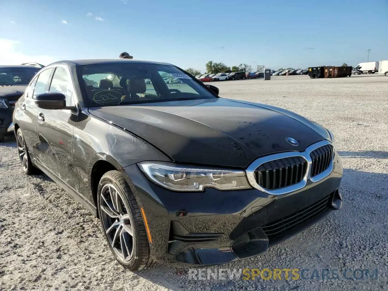 1 fotografías del automóvil dañado 3MW5R7J04M8C17353 BMW 3 SERIES 2021