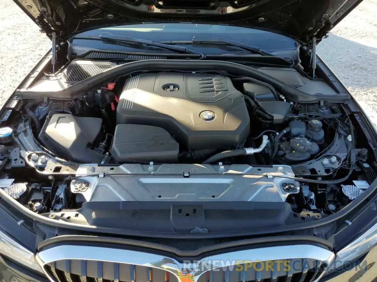 7 fotografías del automóvil dañado 3MW5R7J04M8C17353 BMW 3 SERIES 2021