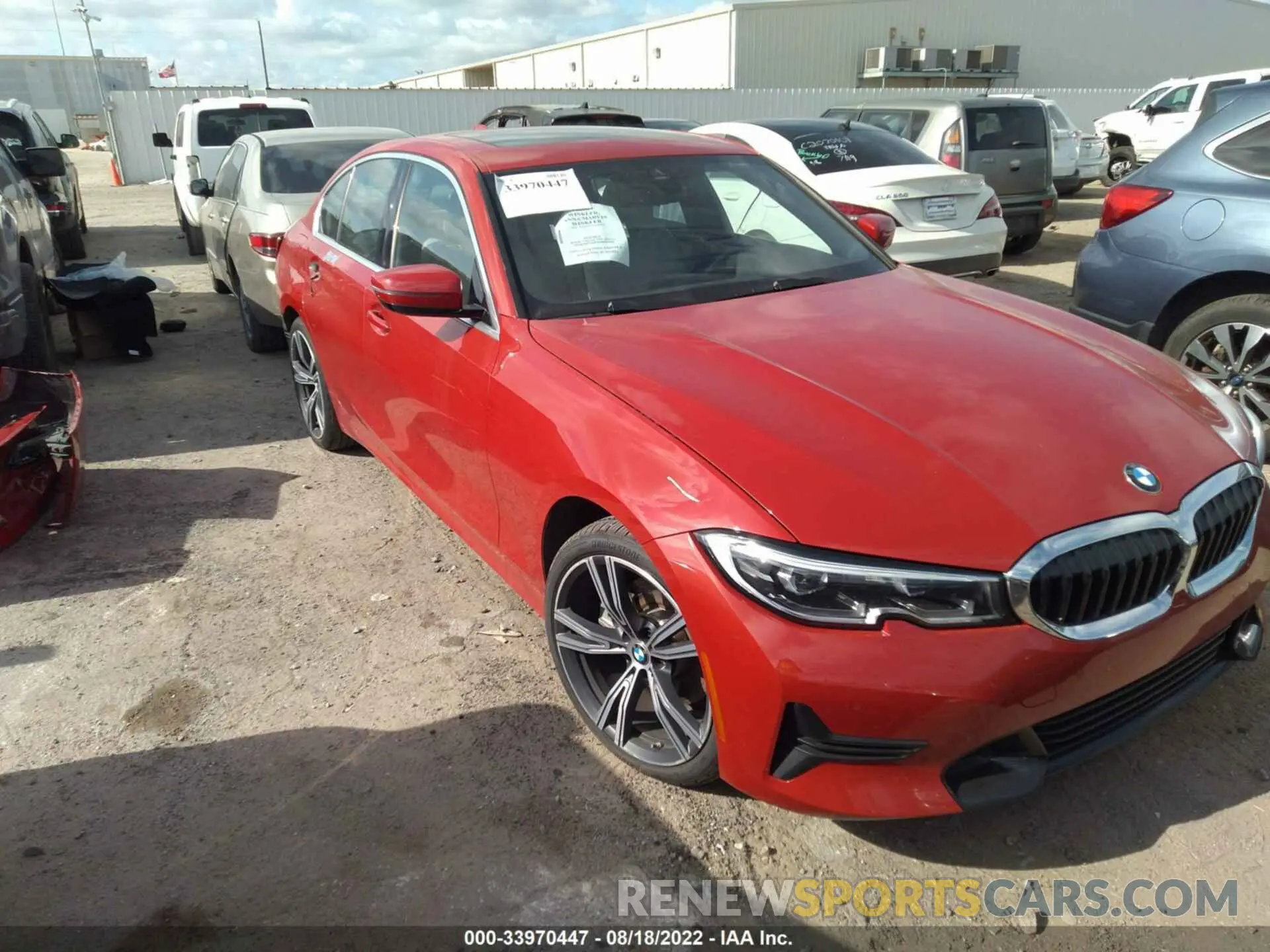 1 fotografías del automóvil dañado 3MW5R7J05M8B55588 BMW 3 SERIES 2021
