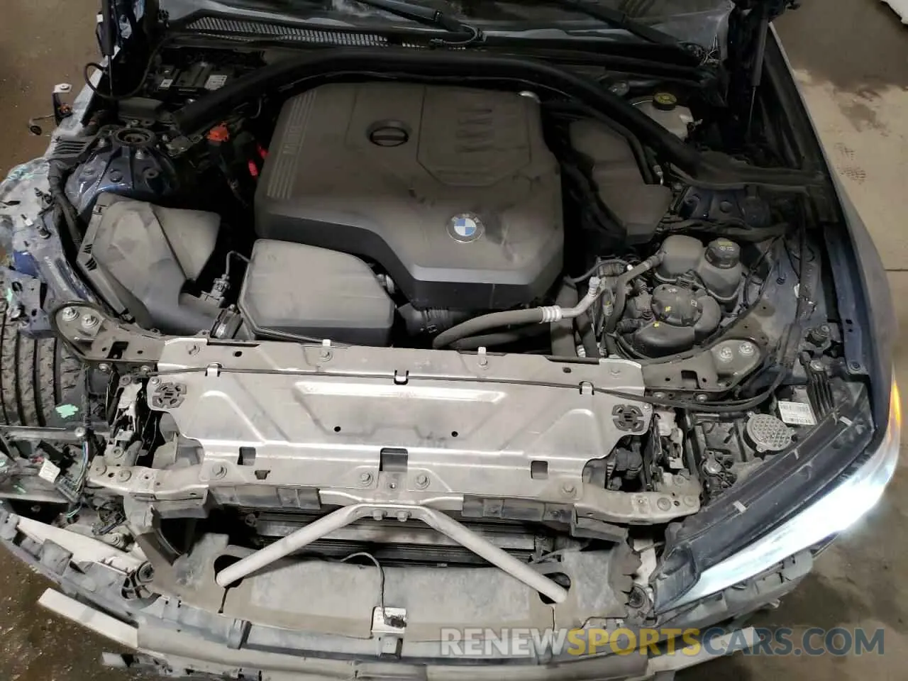11 fotografías del automóvil dañado 3MW5R7J05M8B65599 BMW 3 SERIES 2021