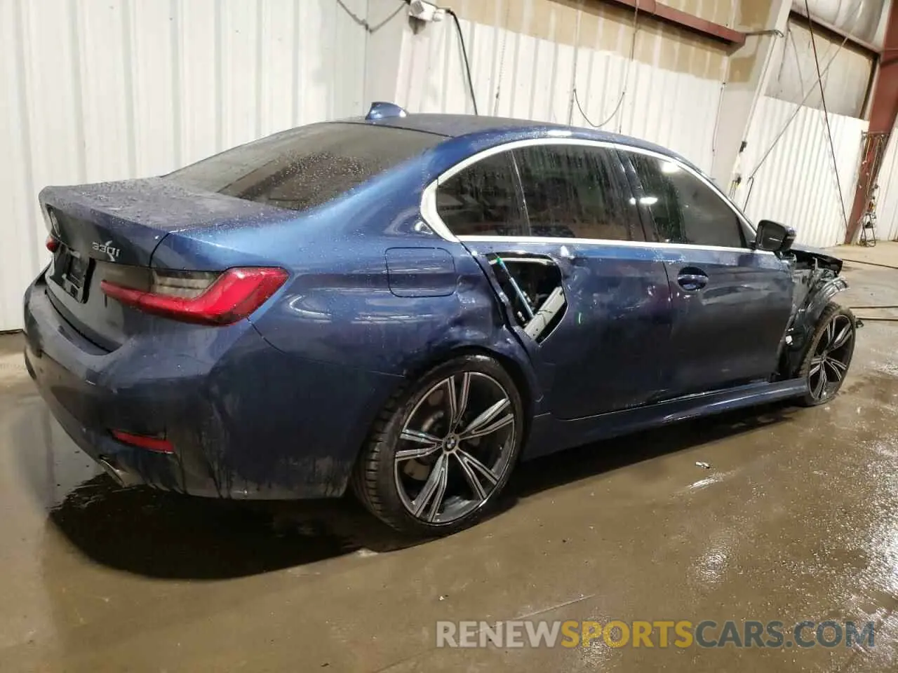 3 fotografías del automóvil dañado 3MW5R7J05M8B65599 BMW 3 SERIES 2021