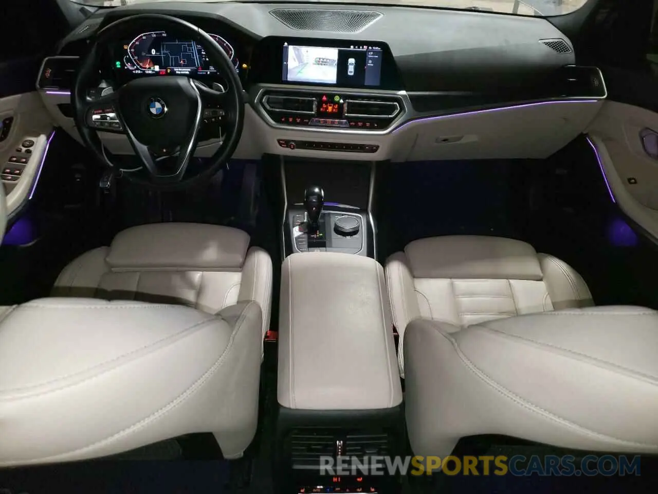8 fotografías del automóvil dañado 3MW5R7J05M8B65599 BMW 3 SERIES 2021