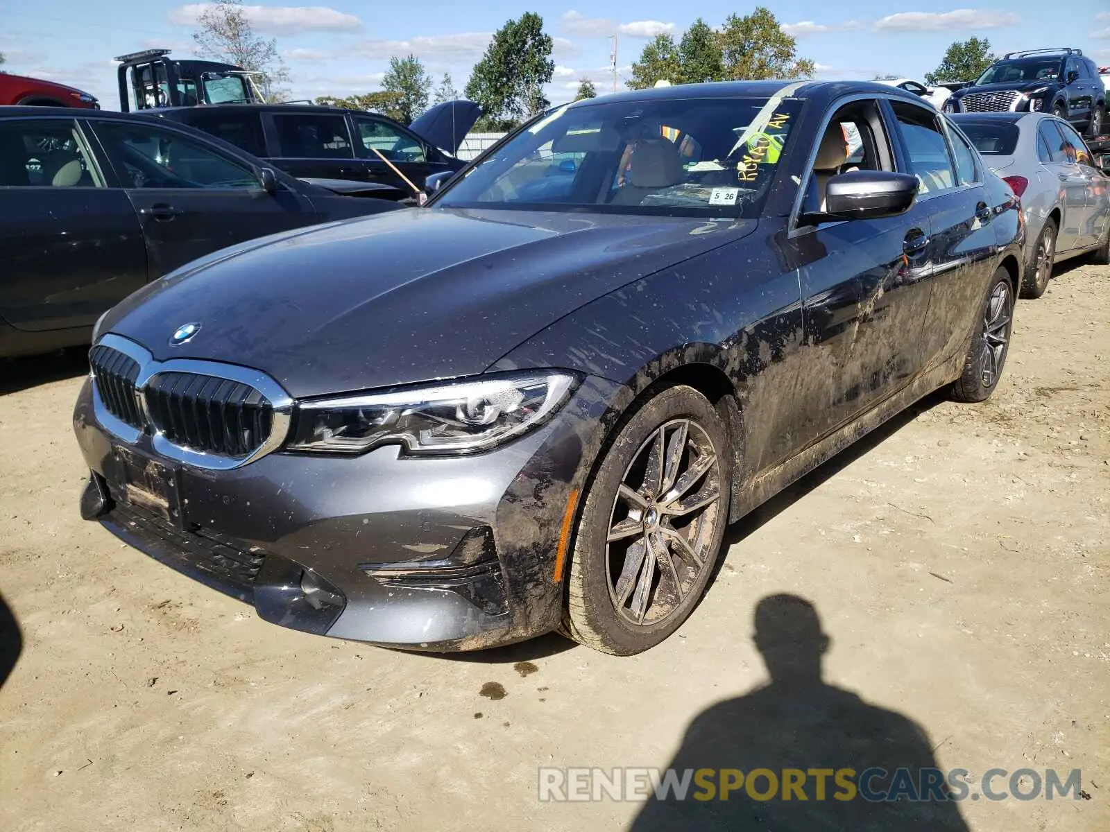 2 fotografías del automóvil dañado 3MW5R7J05M8B83164 BMW 3 SERIES 2021