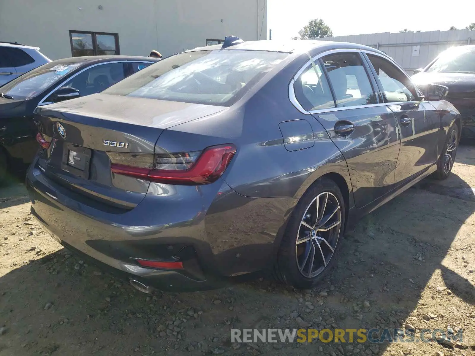 4 fotografías del automóvil dañado 3MW5R7J05M8B83164 BMW 3 SERIES 2021