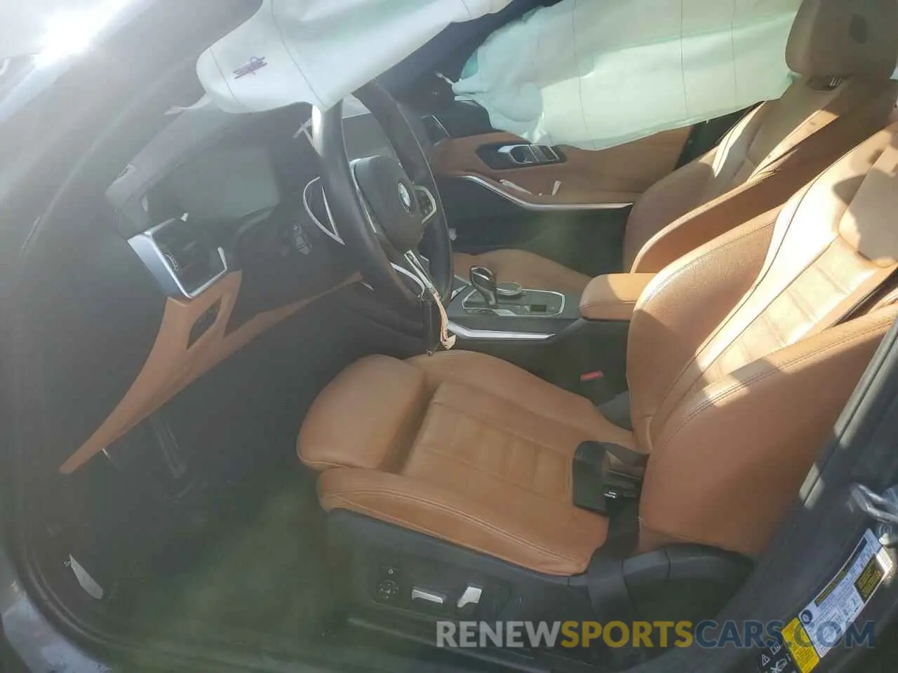 7 fotografías del automóvil dañado 3MW5R7J05M8C01209 BMW 3 SERIES 2021