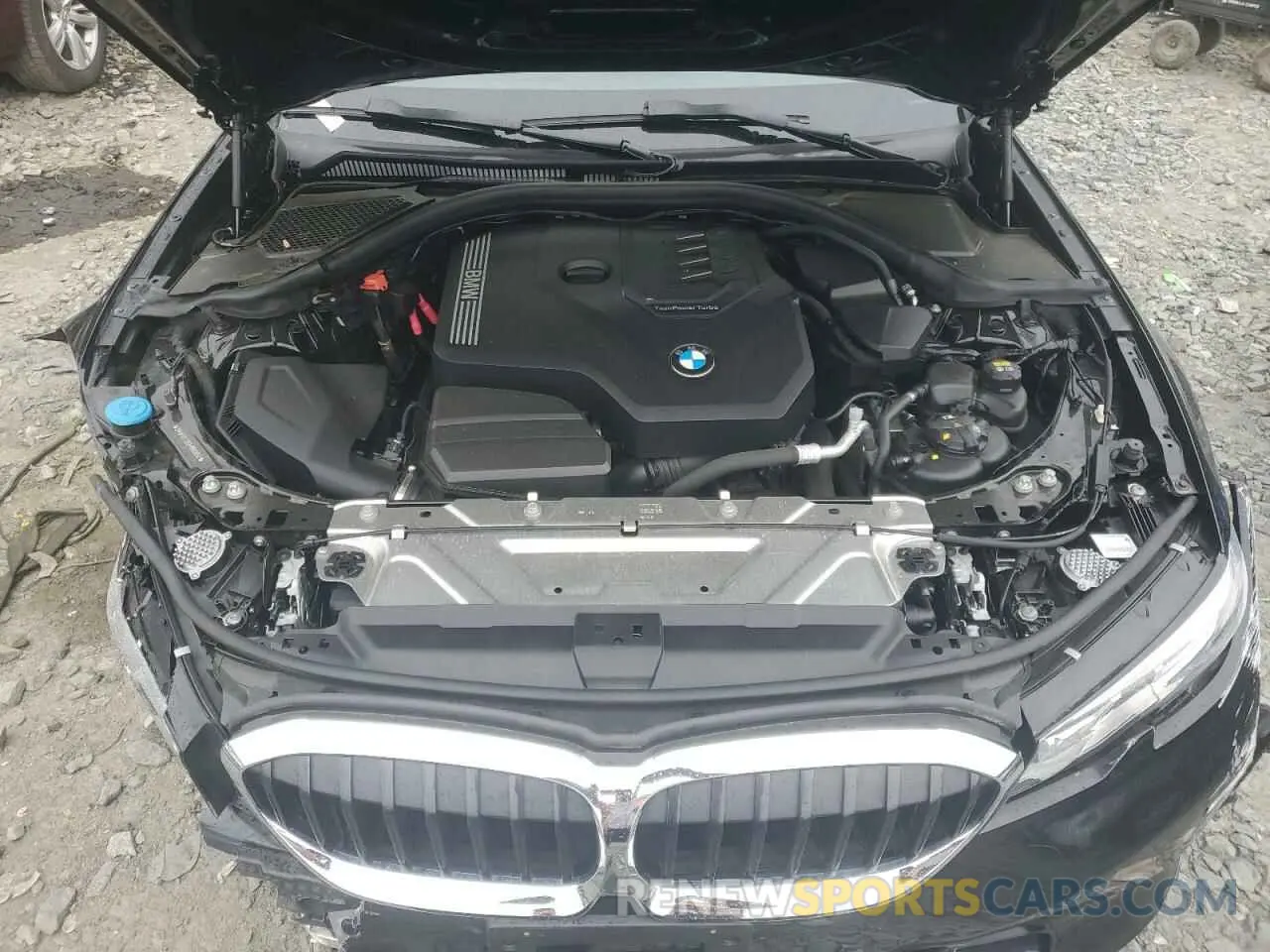 11 fotografías del automóvil dañado 3MW5R7J06M8B60654 BMW 3 SERIES 2021
