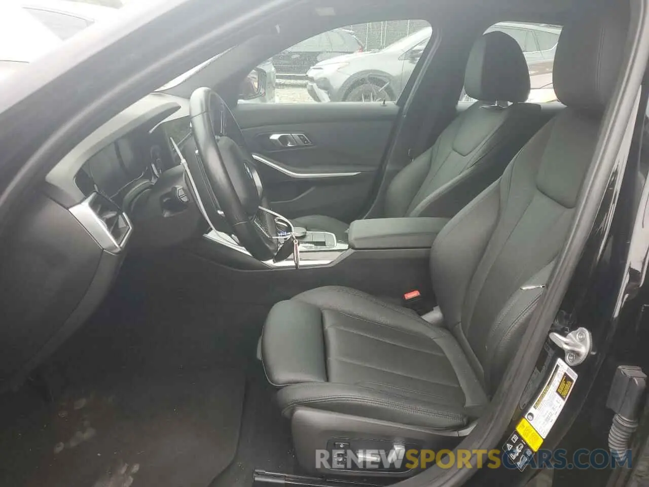 7 fotografías del automóvil dañado 3MW5R7J06M8B60654 BMW 3 SERIES 2021