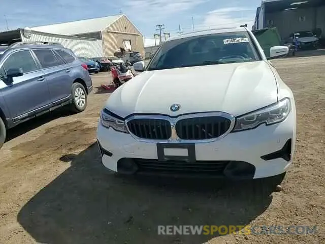 10 fotografías del automóvil dañado 3MW5R7J06M8C11375 BMW 3 SERIES 2021