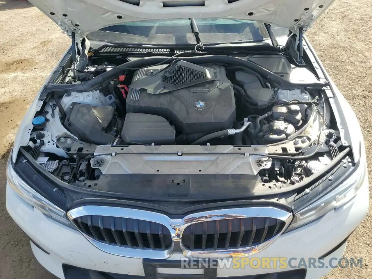 12 fotografías del automóvil dañado 3MW5R7J06M8C11375 BMW 3 SERIES 2021