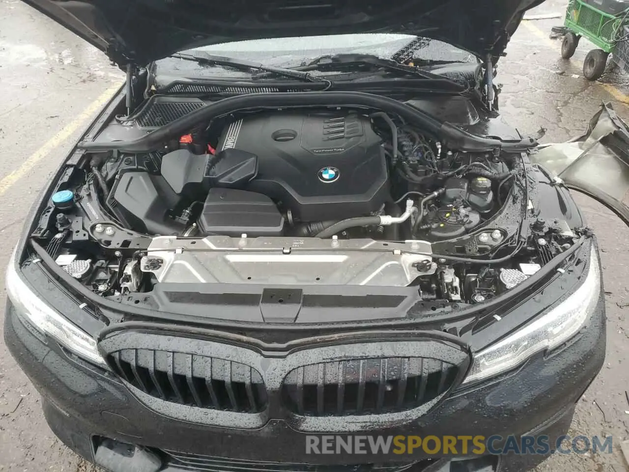 11 fotografías del automóvil dañado 3MW5R7J07M8B94070 BMW 3 SERIES 2021