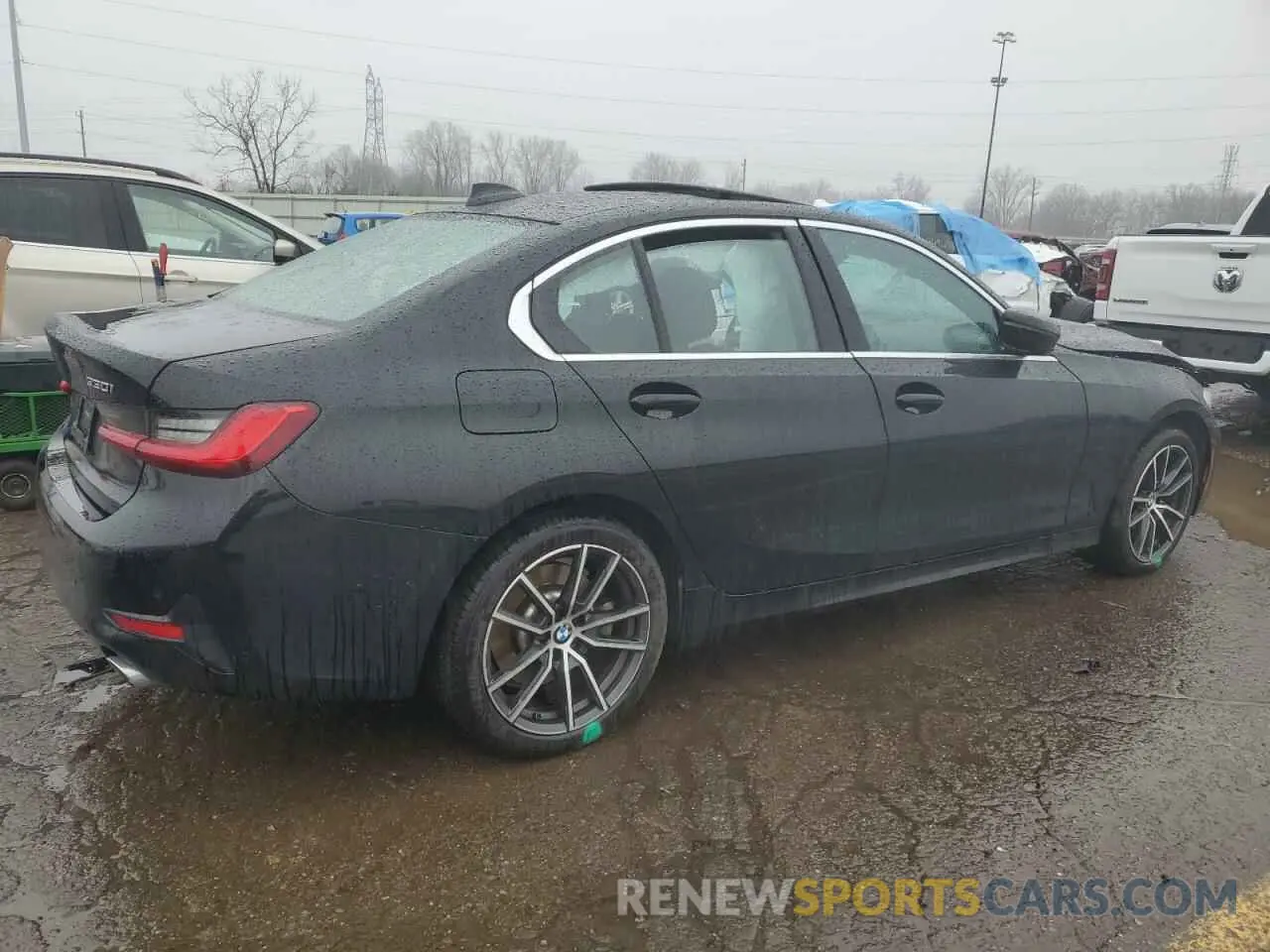 3 fotografías del automóvil dañado 3MW5R7J07M8B94070 BMW 3 SERIES 2021