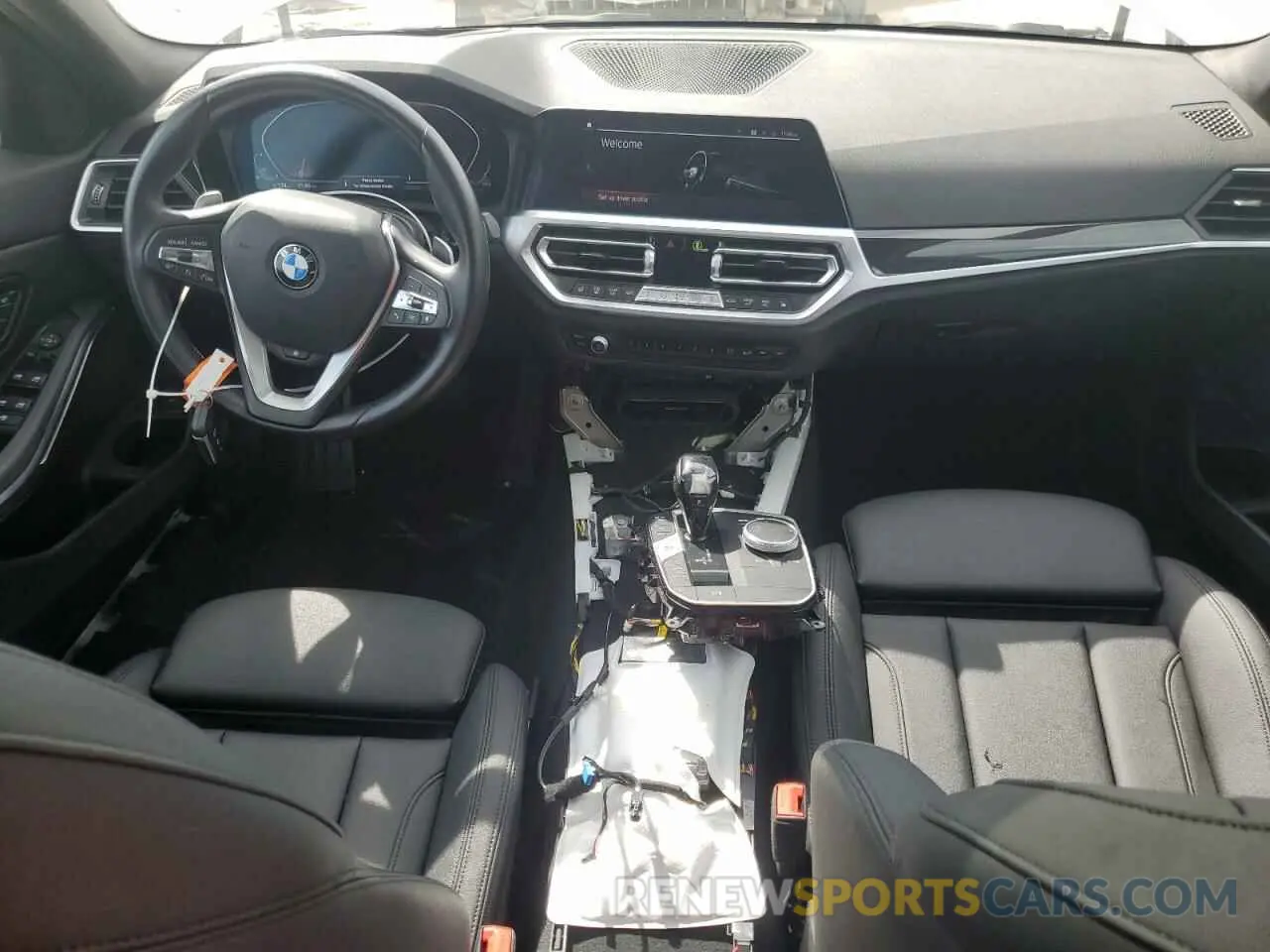 8 fotografías del automóvil dañado 3MW5R7J07M8C06315 BMW 3 SERIES 2021