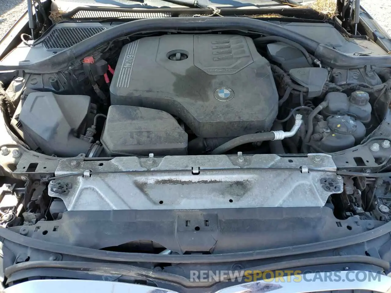 11 fotografías del automóvil dañado 3MW5R7J08M8B51129 BMW 3 SERIES 2021