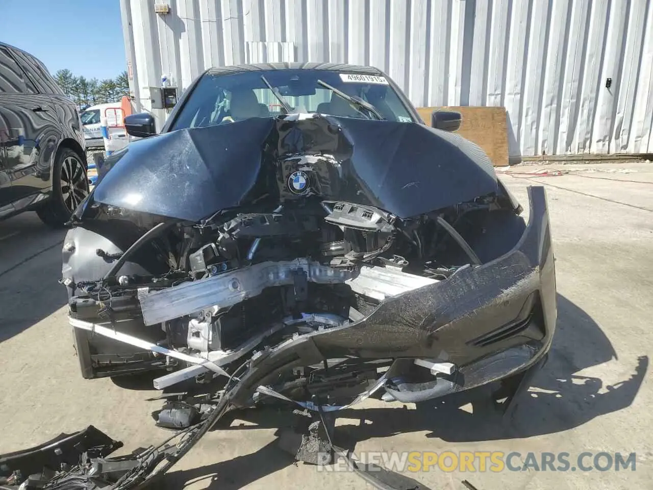 5 fotografías del automóvil dañado 3MW5R7J08M8B84888 BMW 3 SERIES 2021