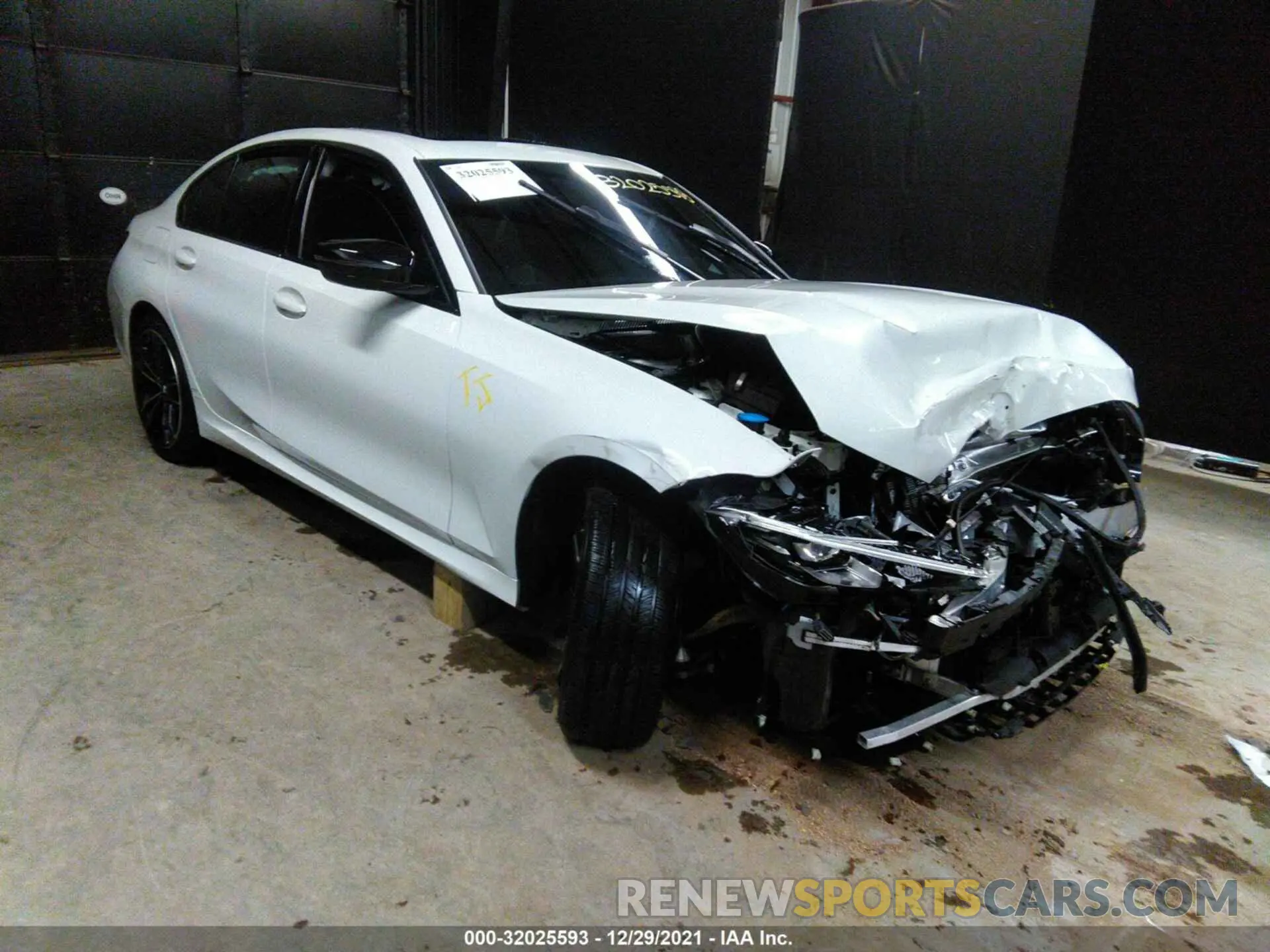 1 fotografías del automóvil dañado 3MW5R7J08M8B98676 BMW 3 SERIES 2021